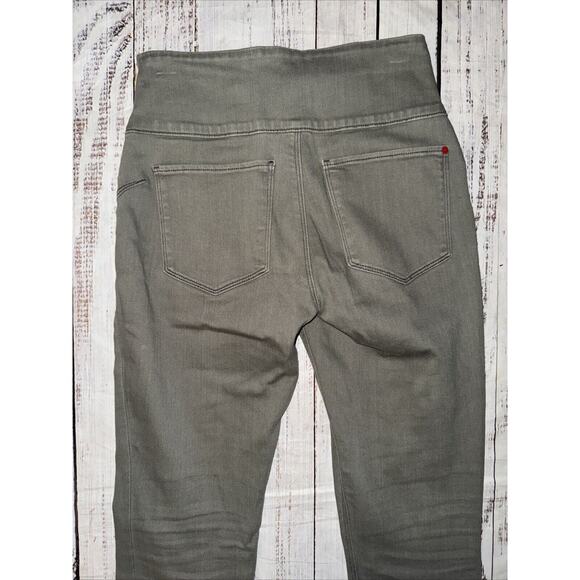 Spanx Women’s Solace Denim Gray High Rise Skinny Leg Size M 6-8 - Picture 9 of 10